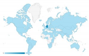 Google Analytics Weltkarte