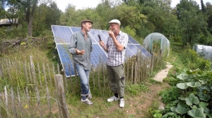 Solaranlage im Garten